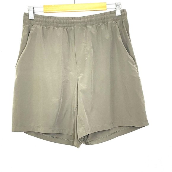 lululemon athletica Other - LULULEMON Size L Men’s Pace Breaker Shorts 7" Beige Unlined Training Linerless